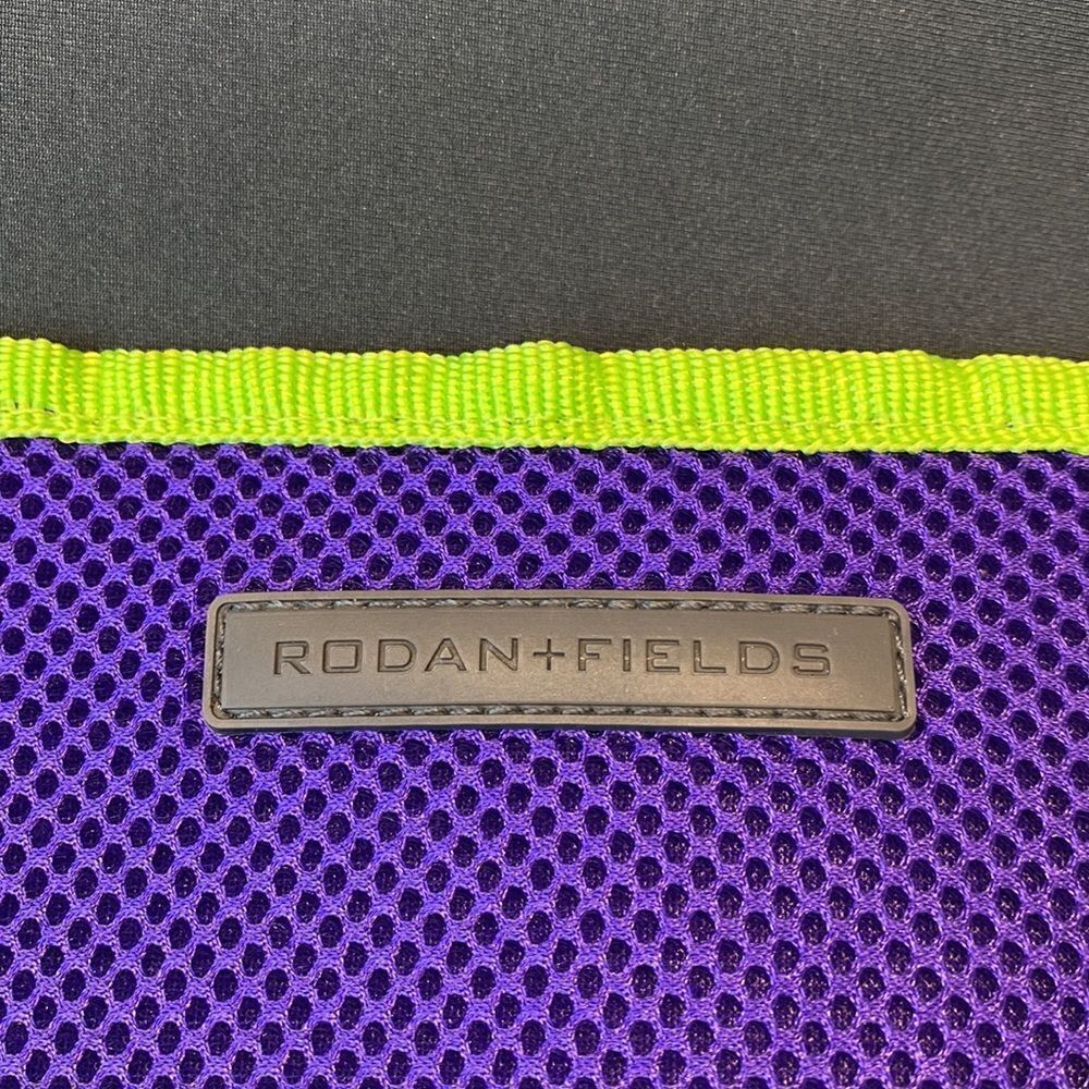 Rodan + Fields Cinch Sack Backpack Gray Purple - Picture 2 of 8